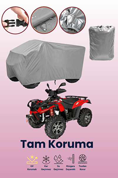 dokaca غطاء قماشي رمادي اللون من نوع Kuba Lh 500 ATV، غطاء واقي للدراجات الرب...