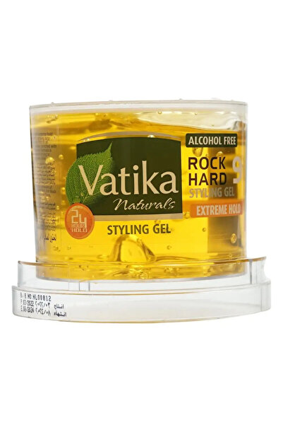 Vatika جل تصفيف الشعر ناتشورالز روك هارد 9، خالي من الكحول وذو ثبات فائق - 25...