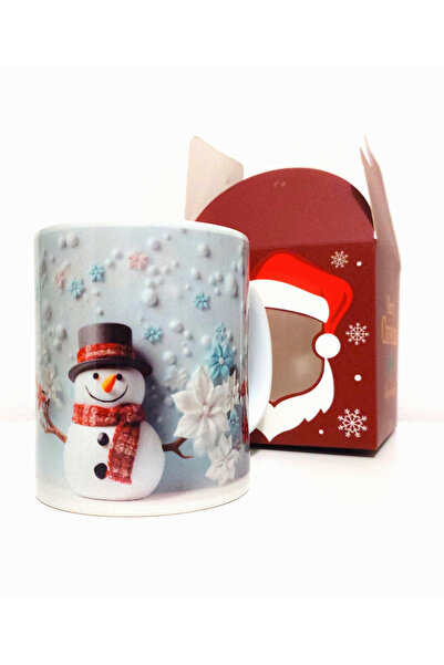 ZEEA COUTURE Christmas snowman ceramic mug