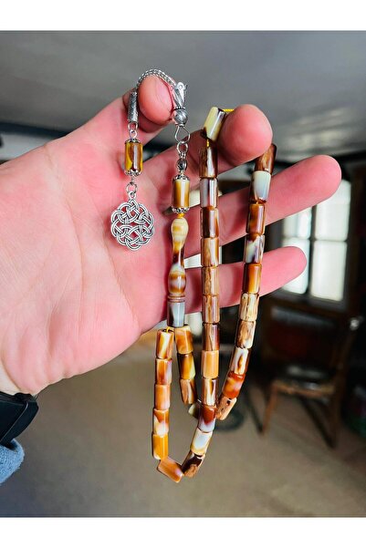 TTS TÜRK TESBİH SANATI Kesme Model Kehribar Tesbih