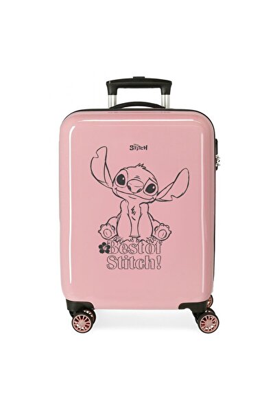 Disney Children's cabin trolley, Best of Stitch, ABS, pink, 38x55x20 cm