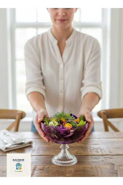 Paşabahçe Cam Chef Ayaklı Kase Sunumluk Dekorason Ev Hediyesi