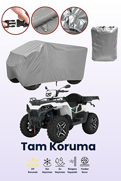 dokaca Grey P.Olaris Sportsman X2 Atv Cover, Atv Protective Cover