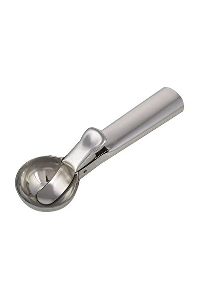 Generic Stainless steel ice cream scoop, silver, 18.8 x 5 cm