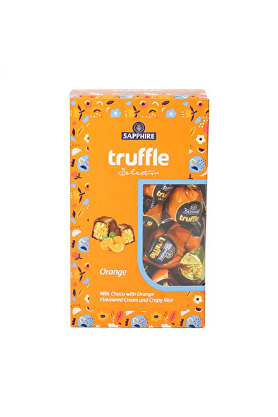 SAPPHIRE Truffle Chocolate Milk Chocolate With Orange Flavored Cream And Crispy Rice- 800gms Pack of