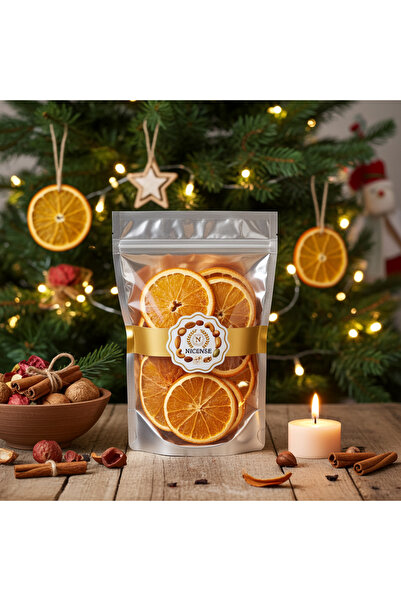 nicense CraftPlay Premium Dried Orange Slices 200g – Moist, Aromatic Orange for Christmas Decorations, DIY
