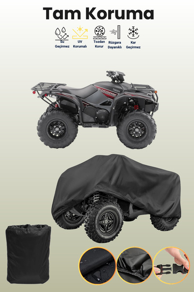 dokaca غطاء ياماها كودياك 700 إي بي إس إس إي للدراجات الرباعية باللون الأسود، غطاء واقي للدراجات الرباعية