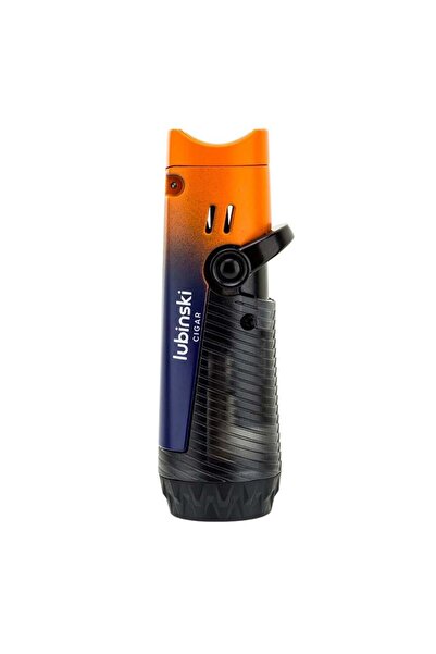 Lubinski Lion Çift Torch Puro Çakmağı Orange Ice
