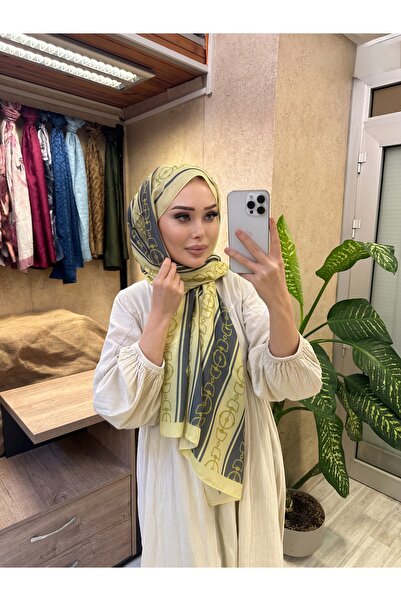 CUOCA LOUNGE Zincir Desenli Soft Pamuk Şal