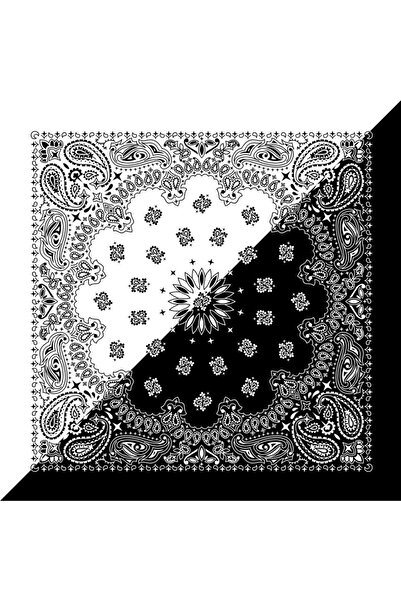 AFVENTE Φουλάρι με σχέδιο λευκό