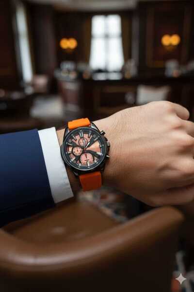SPECTRUM PREMİUM Spectrum Silicone Cord New Season Men's Wristwatch