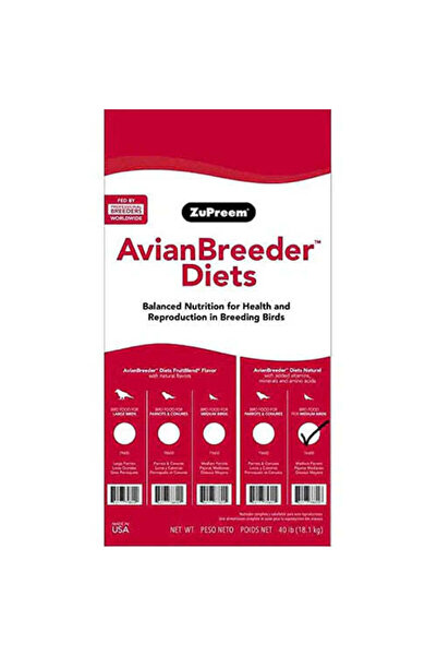 Zupreem طعام الطيور الكبيرة بنكهة الفواكه