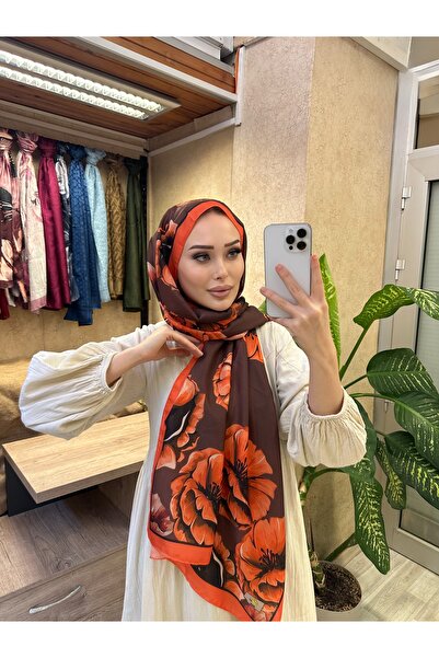 CUOCA LOUNGE Çiçek Desenli Soft Pamuk Şal