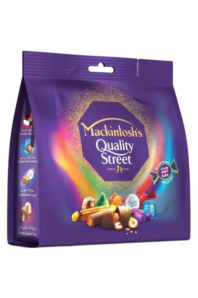 Nestle Mackintoshs Quality Street Glow Chocolate Bag- 400gms Pack of 2