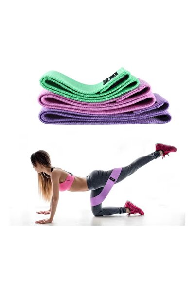 Generic 3 resistance bands for deep squats 15x3x5cm