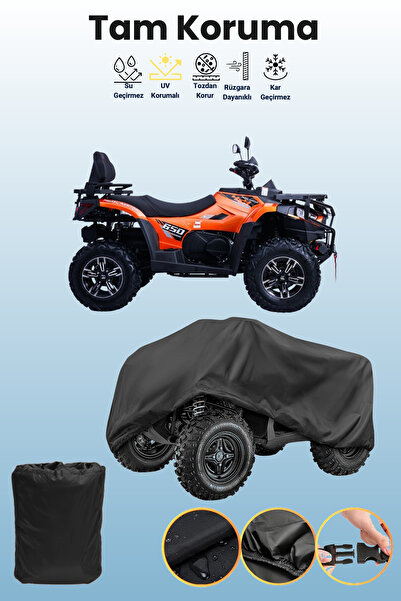 dokaca غطاء بلاك ريجال رابتور بروماكس 650L للمركبات الرباعية، غطاء واقي للمرك...