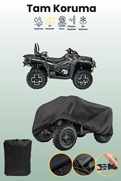 dokaca غطاء أسود لمركبة كان-آم أوتلاندر ماكس 1000 المحدودة، غطاء واقي للمركبا...