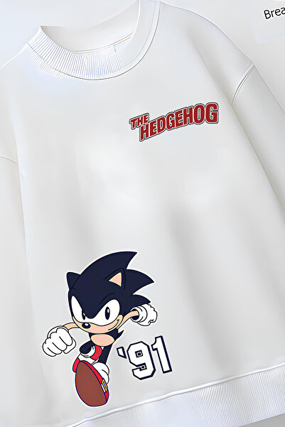 Belya Kids Wear Φούτερ με σχέδιο Snc2 από βαμβακερό ύφασμα oversized νημάτων για αγόρια