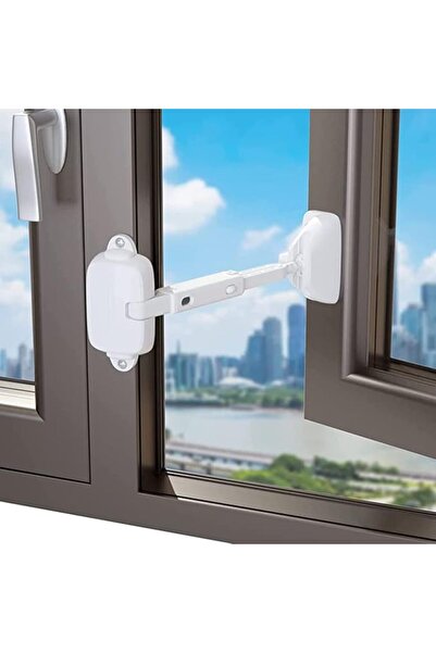 HASTHIP Child-Safe Window Restrictor Lock for Aluminum, Wood & Metal Frames -...