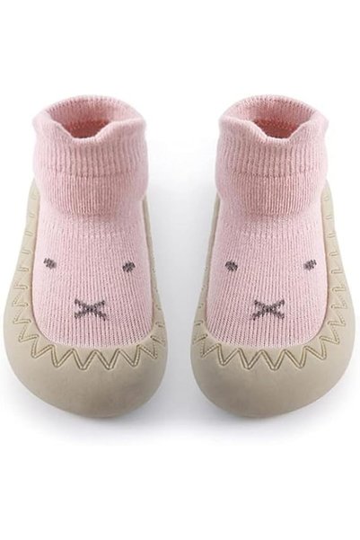 Boolygo Toddler Sock Shoe, Baby First Walking Shoes, Protect Kid's Feet Soles...