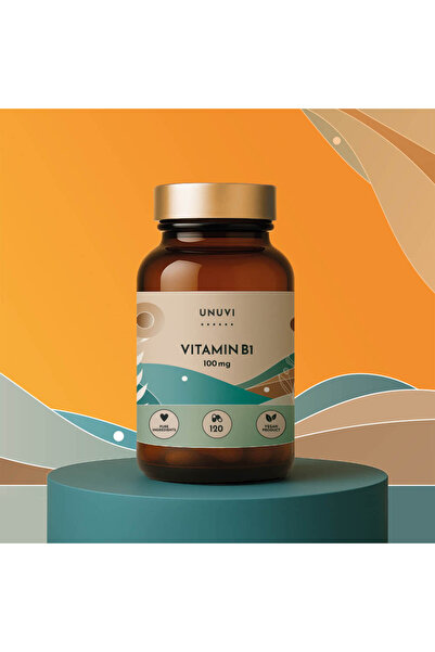 UNUVI - Vitamin B1 Thiamine 100 mg | 120 vegetarian capsules