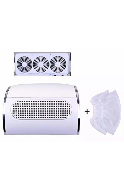 Aptel Aspirator praf unghii, profesional, 3 ventilatoare, 40W, plastic, alb, ...