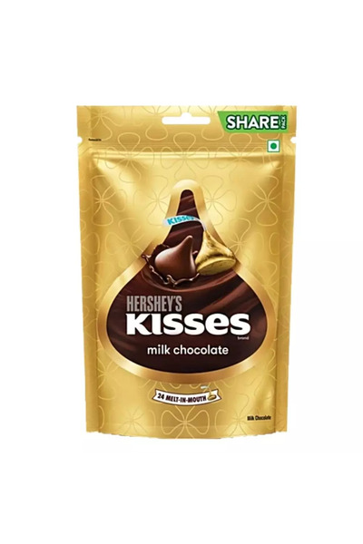 Hershey's شوكولاتة هيرشيز كيسز بالحليب - ١٠٠ غرام - عبوة من قطعتين