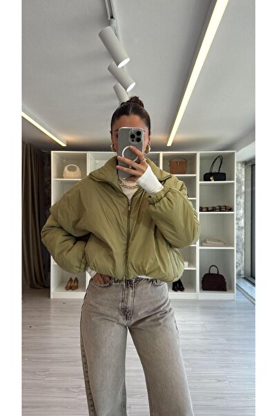 LUUNA STORE Oversized Thin Coat - Khaki