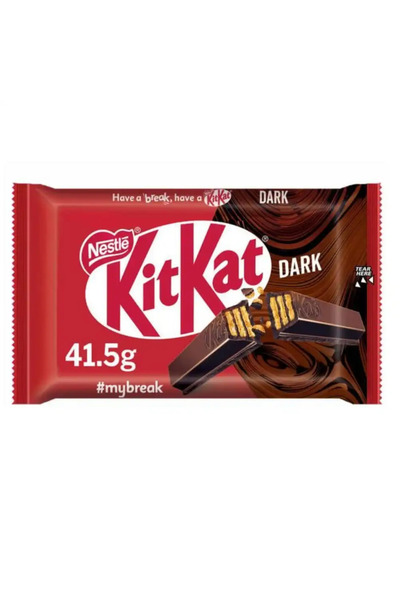 Nestle Kitkat 4 Finger Dark Chocolate Bar- 41.5gms Pack of 3