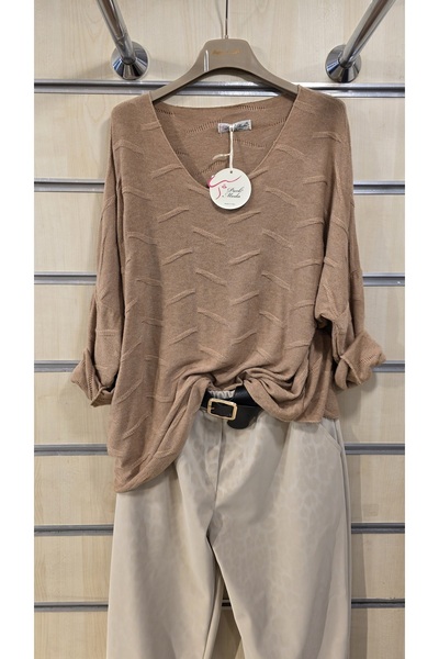 Park Moda Μπλούζα με ανάγλυφο σχέδιο