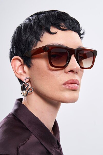 Bilge Karga Velmor Brown Gradient Sunglasses