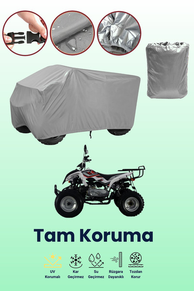dokaca Gray Mondial Vulcan Atv Cover, Atv Protective Cover