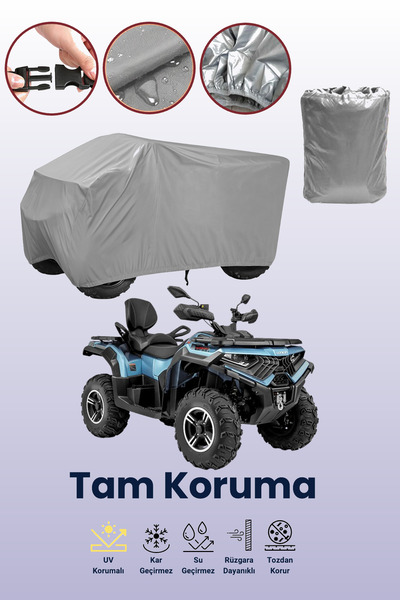 dokaca غطاء لونسين إكس وولف 700 الرمادي للدراجات الرباعية، غطاء واقي للدراجات...