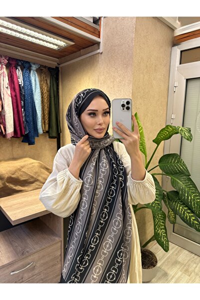 CUOCA LOUNGE Zincir Desenli Soft Pamuk Şal