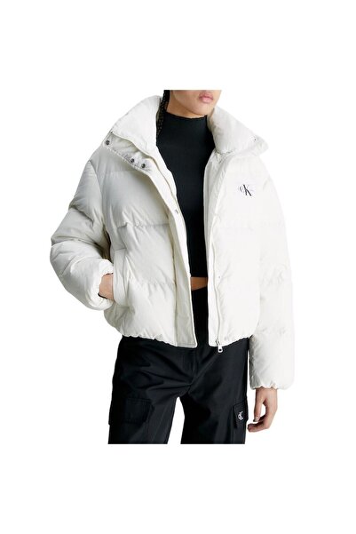 Calvin Klein White Jacket – Elegant Puffer