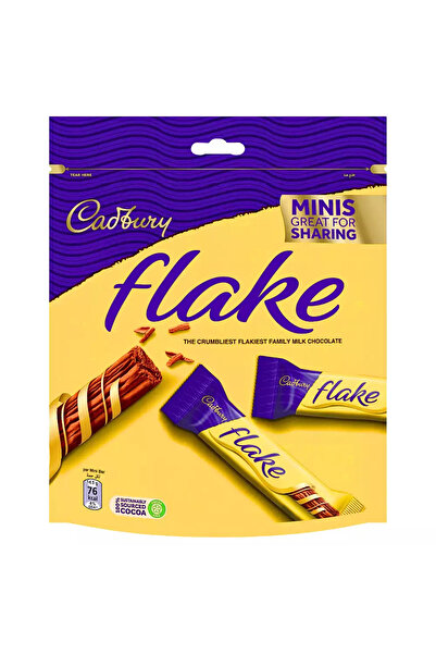 Cadbury Flakes Minis The Crumbliest Flakiest Milk Chocolate- 159.5gms Pack of 2