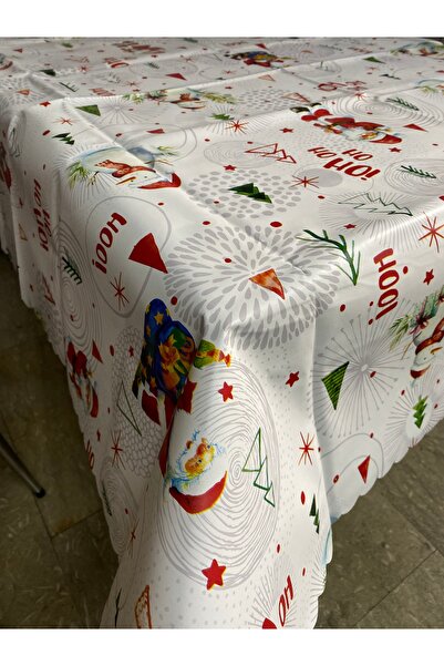 YEK HOME TEKSTİL مفرش طاولة من الألياف المزخرفة لرأس السنة الجديدة