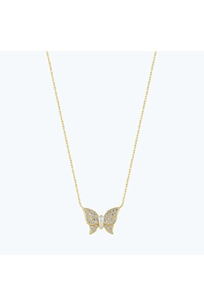 Altınbaş Altın Kelebek Kolye