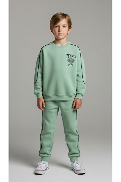 ALG Boy's Front and Back Printed Embroidered Detail Winter Suit