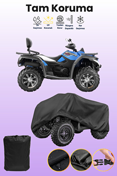 dokaca Black Cfmoto Cf 550 Atr-Eps Atv Cover, Atv Protective Cover