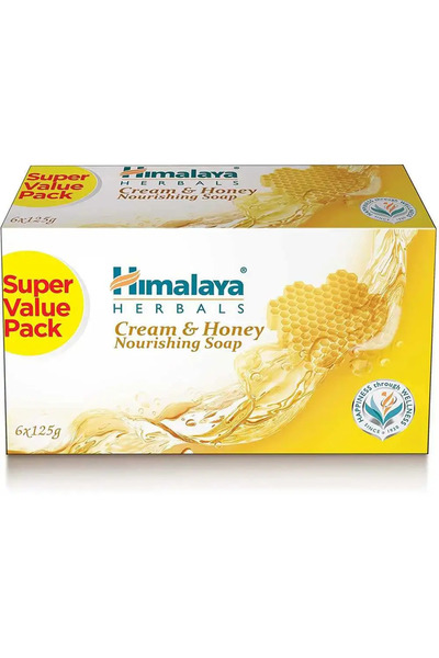 Himalaya صابون مغذي بالكريمة والعسل مع كريمة الحليب والعسل - 6 × 125 غرام