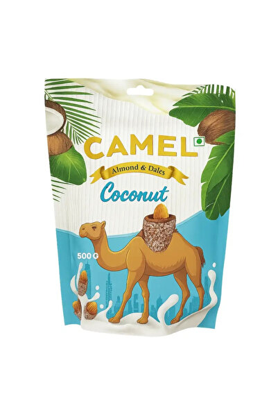 Camel شوكولاتة باللوز والتمر بنكهة جوز الهند - 500 غرام