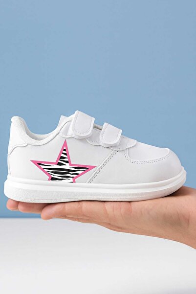 lias desing adidași pentru copii cu model zebră stea cu imprimeu