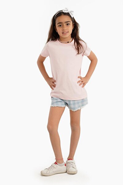 CARINA بلوزة بناتية بأكمام قصيرة