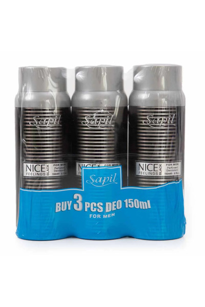 sapil 3pcs 150ml Perfumed Deodorant For Men