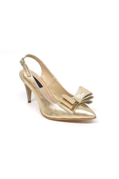 Catinca Shoes Women's leather sandals – Gold – D 17 AU