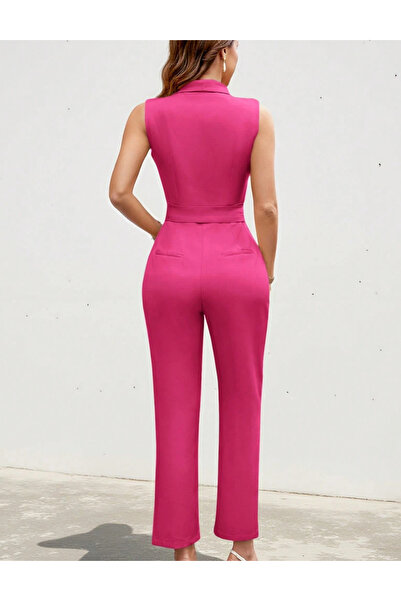 Sheya Shein long jumpsuit, pink