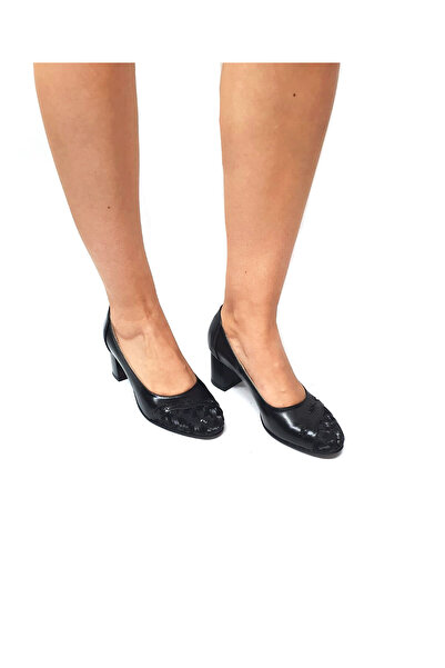 Catinca Shoes Pantofi dama din piele naturala – Negru Box cu Negru 3 D – 03 N...