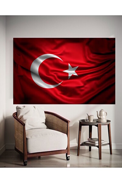 özkacar TURK FLAG V6 TABLOU PE PÂSLĂ DECORACIUNE PENTRU CASĂ CADOU ORNAMENT D...