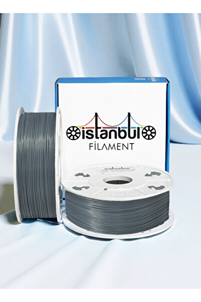 İSTANBUL FİLAMENT 3D Printer Filament ASA FİLAMENT GRİ 1 Kg Ø 1,75mm ± 0,05 M...